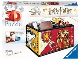 Ravensburger Puzzle 3D Puzzle Aufbewahrungsbox Harry Potter 216 Teile Praktischer Organizer fuer Harry Potter Fans ab 8 Jahren