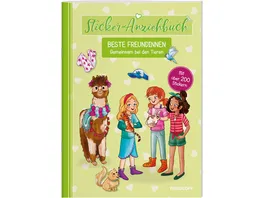 Sticker Anziehbuch Beste Freundinnen Gemeinsam bei den Tieren Mit ueber 200 Stickern