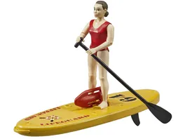 BRUDER bworld Life Guard mit Stand up Paddle