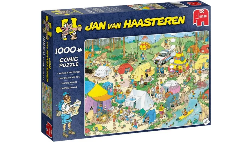 Jumbo Spiele - Jan van Haasteren - Camping im Wald, 1000 Teile