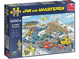Jumbo Spiele Jan van Haasteren Formel 1 Der Start 1000 Teile