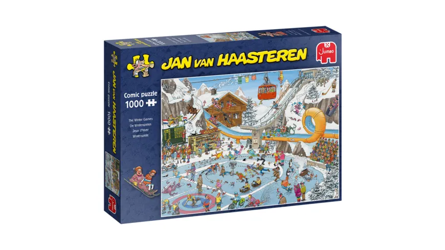 Jumbo Spiele - Jan van Haasteren - Die Winterspiele, 1000 Teile Puzzle