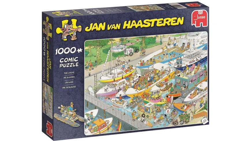 Jumbo Spiele - Jan van Haasteren - Die Schleuse, 1000 Teile