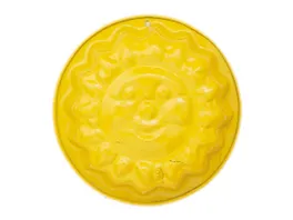 Glueckskaefer Spielzeug fuer Draussen Relief Sandform Sonne gelb