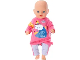 Zapf Creation BABY born Little Freizeit Outfit pink 36 cm