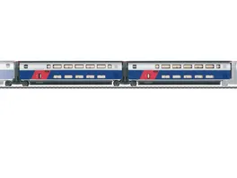 Maerklin 43423 Ergaenzungswagen Set 1 zum TGV Euroduplex