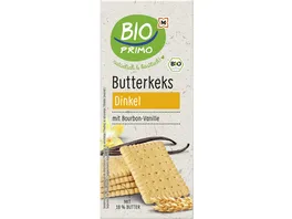 BIO PRIMO Bio Butterkeks Dinkel Bourbon Vanille