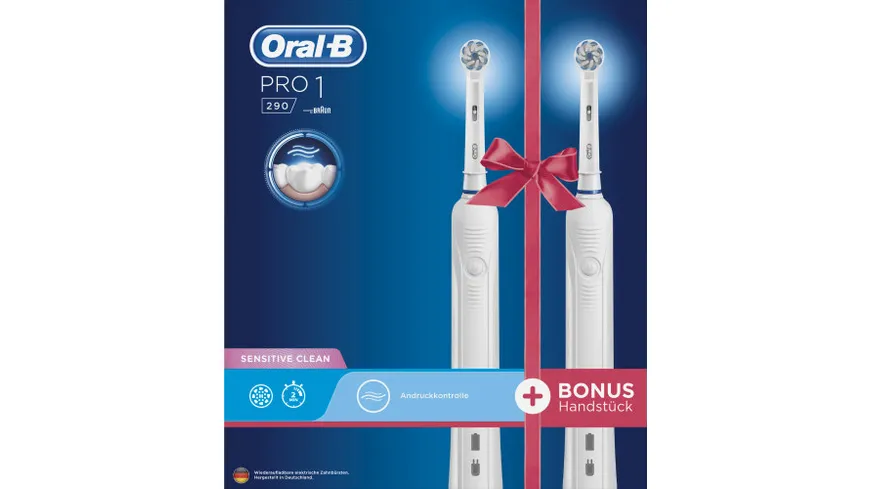 Oral-B Elektrische Zahnbürste Pro 1 - 290 Duopack