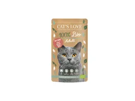 CAT S LOVE Katzennassfutter Adult Bio Rind