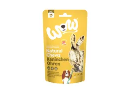 WOW Hundesnack Natural Chews Kaninchenohren
