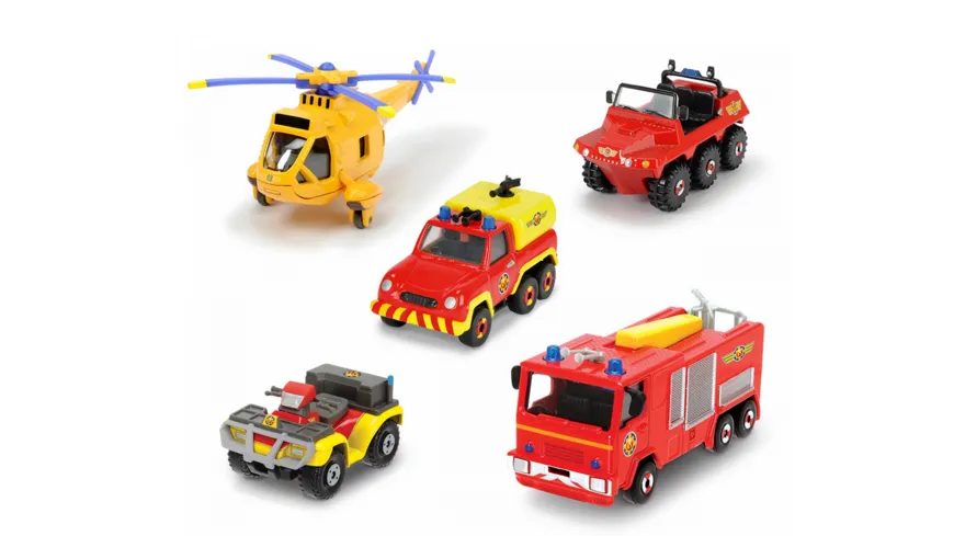 Dickie Toys - Feuerwehrmann Sam 5 Pack