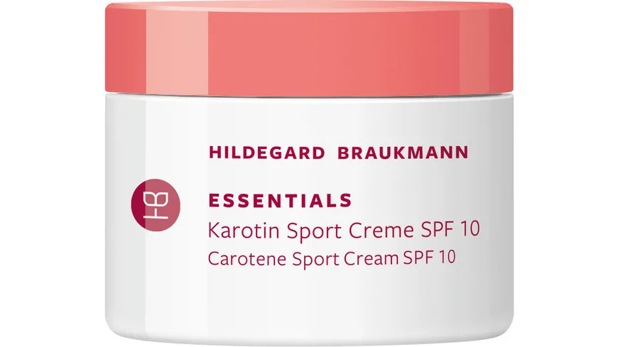 HILDEGARD BRAUKMANN ESSENTIALS Karotin Sport Creme SPF10