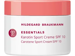 HILDEGARD BRAUKMANN ESSENTIALS Karotin Sport Creme SPF10