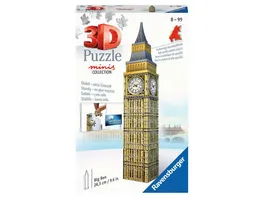 Ravensburger Puzzle 3D Puzzles Mini Big Ben 54 Teile ab 8 Jahren