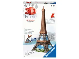 Ravensburger Puzzle 3D Puzzle Mini Eiffelturm 54 Teile ab 8 Jahren