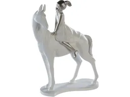 GILDE Skulptur Girl on Horse