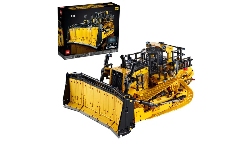LEGO Technic 42131 Appgesteuerter Cat D11T Bulldozer, Baufahrzeug