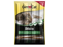 GimCat KatzensnackSticks Lamm Gefluegel