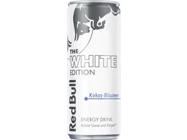 Red Bull Energy Drink The White Edition Kokos Blaubeere