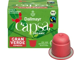 Dallmayr capsa organic Gran Verde Espresso