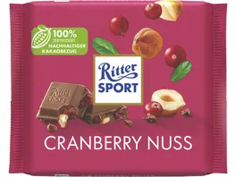 Ritter SPORT Bunte Vielfalt Cranberry Nuss