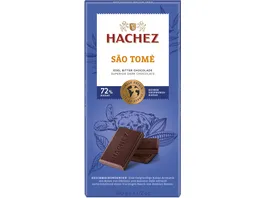 Hachez Edel Bitter Schokolade Sao Tome 72 Kakaoanteil