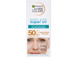 GARNIER Ambre Solaire Sonnenschutz Creme AntiAge Super UV LSF 50