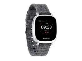 IVE XW FIT Fitness Uhr fuer Android iOS mit 1 3 Color Touchscreen Urban Grey