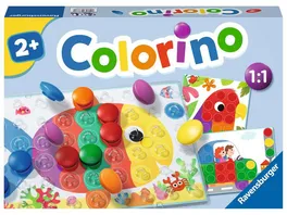 Ravensburger Spiel Colorino Kinderspiel zum Farbenlernen Mosaik Steckspiel Spielzeug ab 2 Jahre