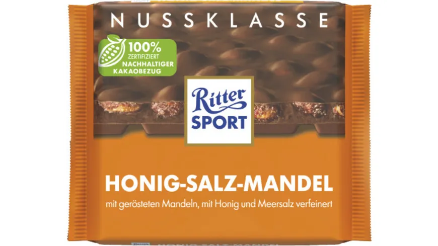 Ritter Sport Nuss Klasse Honig-Salz-Mandel Tafel