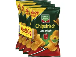 funny frisch Chipsfrisch Ungarisch 4er Pack