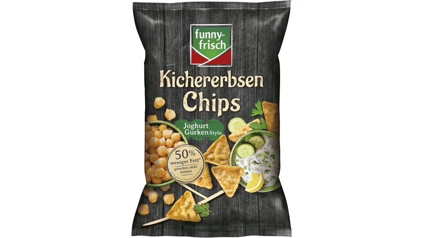 funny-frisch Kichererbsen Chips Joghurt & Gurken Style