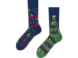 MANY MORNINGS Unisex Socken Xmas Tree