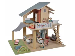 Eichhorn Puppenhaus mit Moebeln