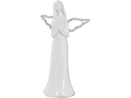 LEONARDO Figur Engel Porzellan LED Neve 20 cm