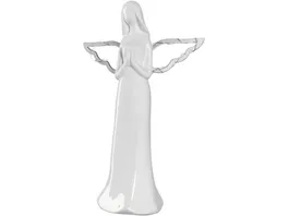 LEONARDO Figur EngelPorzellan LED Neve 25 cm