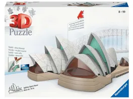 Ravensburger Puzzle 3D Puzzles Sydney Opera House 216 Teile Das Opernhaus Sydney zum selber Puzzeln ab 8 Jahren