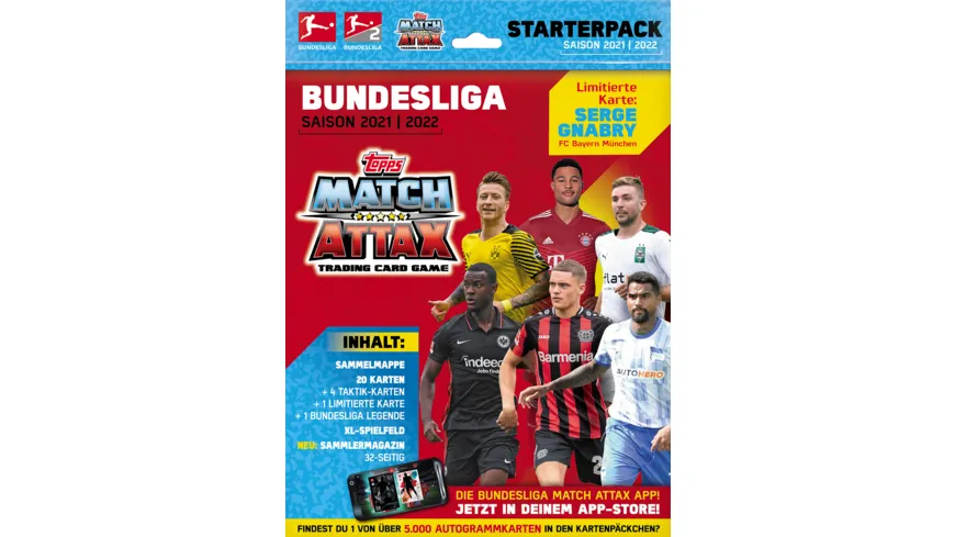 Topps - Bundesliga Match Attax Starterpack 2021/2022