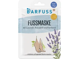 BARFUSS Fussmaske Lavendel Avocadooel Panthenol