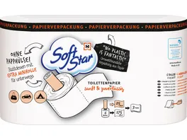 SoftStar Toilettenpapier No Plastic 6x200 3 lagig