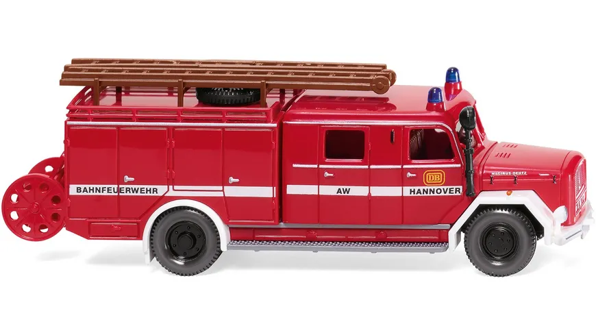 WIKING 086363 - Feuerwehr - LF 16 Magirus, Bahnfeuerwehr Hannover