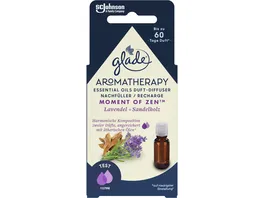 Glade Aromatherapy Essential Oils Duft Diffuser Nachfueller Moment of Zen 17 4 ml