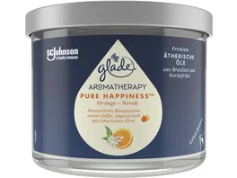 Glade Aromatherapy Essential Oils Duftkerze Pure Happiness 260g