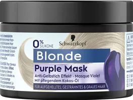 BLONDE Maske Purple Mask Anti Gelbstich Effekt 150 ml