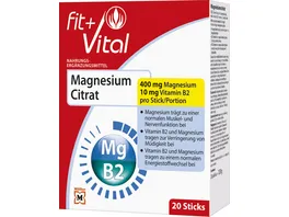 Fit Vital Sticks Magnesium Citrat