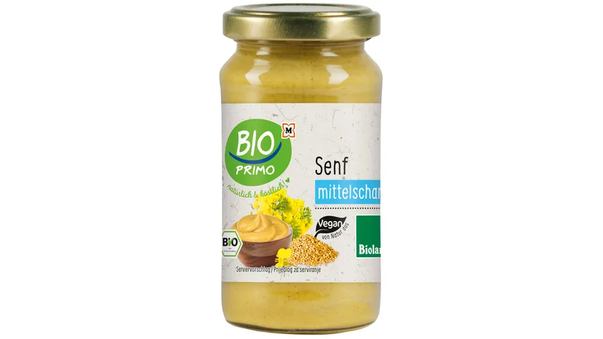 Bio Primo Bioland-Senf mittelscharf