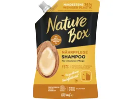 NATURE BOX Shampoo Naehrpflege mit Argan Oel Nachfuellpack
