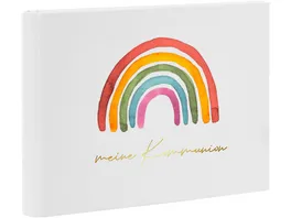 goldbuch Fotobuch Kommunion meine bunte Welt Regenbogen 24 5x19 5 cm