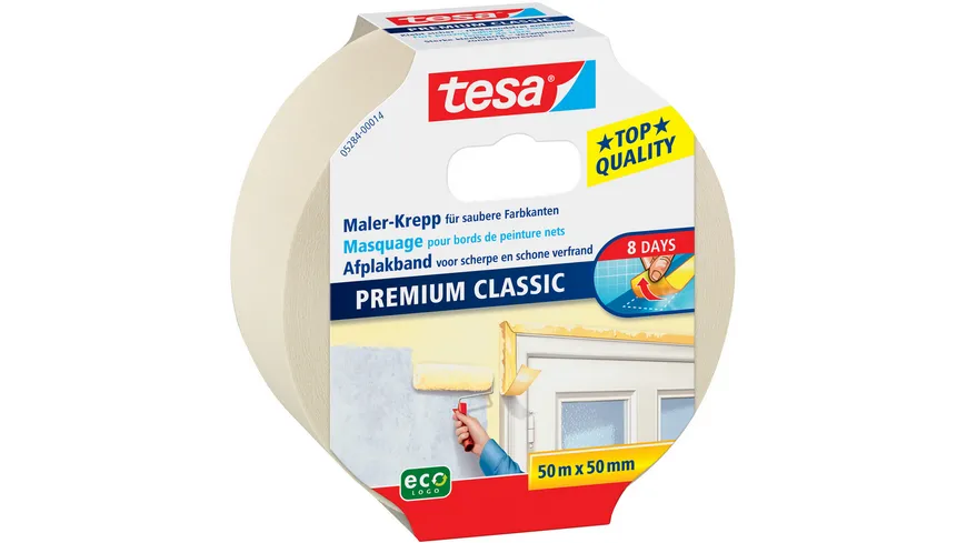 tesa® Maler-Krepp Papier-Klebeband Classic online bestellen | MÜLLER | Klebefilme