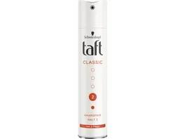 TAFT Haarspray Classic Halt Pflege 250 ml Haltegrad 2 leichter Halt